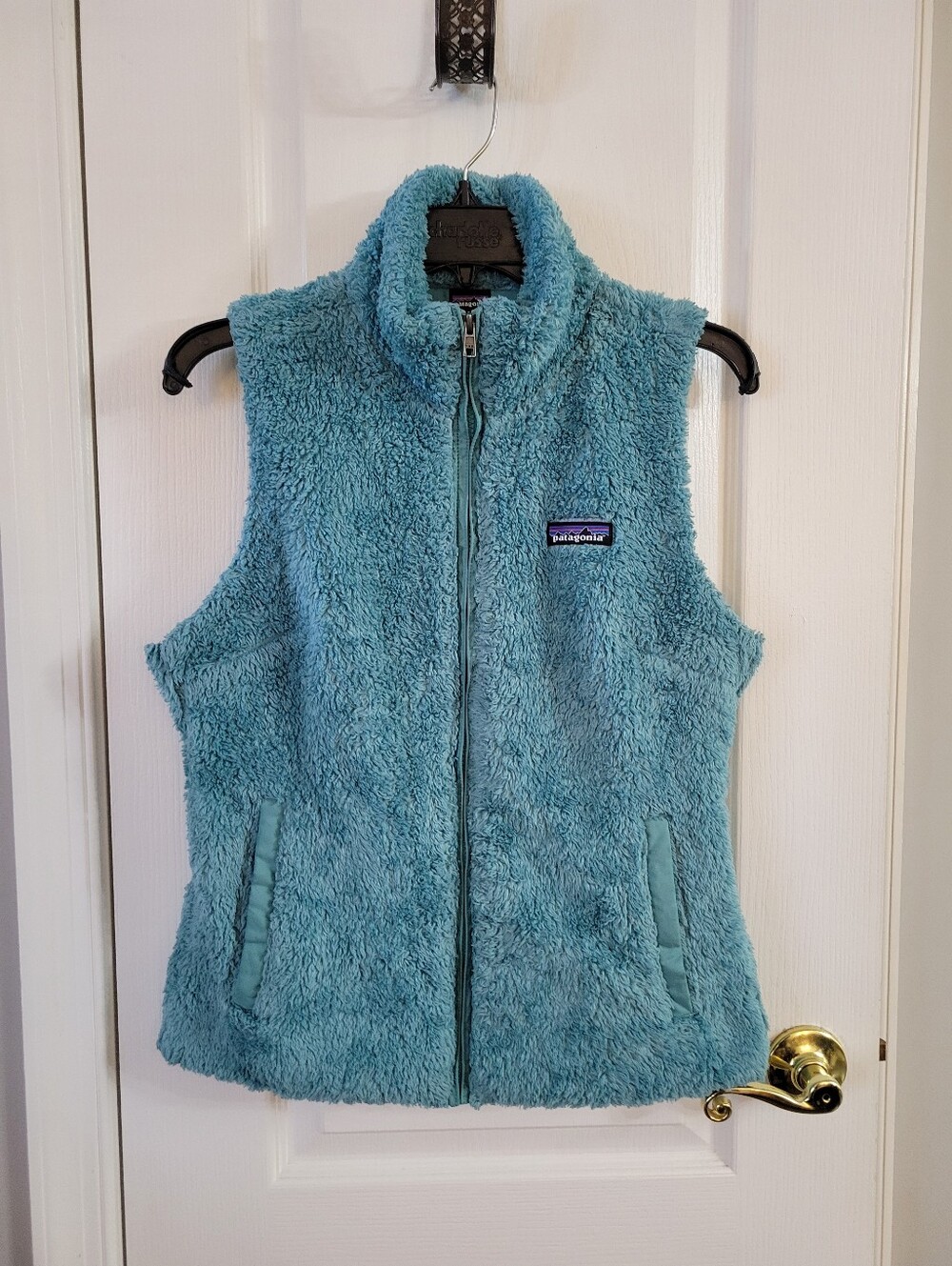 Patagonia Women's Los Gatos Full Zip Vest Shadow Blue Size Medium Fleece